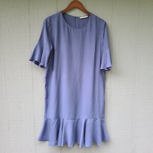 Sissy Boy Ruffle Hem Short Sleeve Dress Medium
